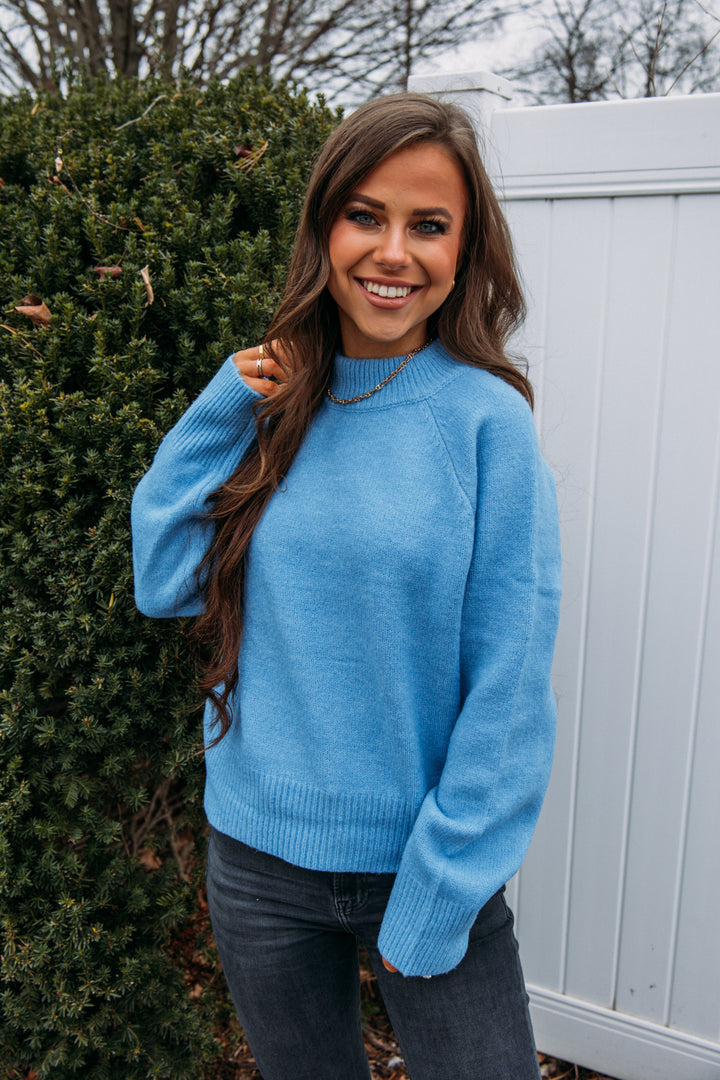 Subtly Sweater - Medium Blue