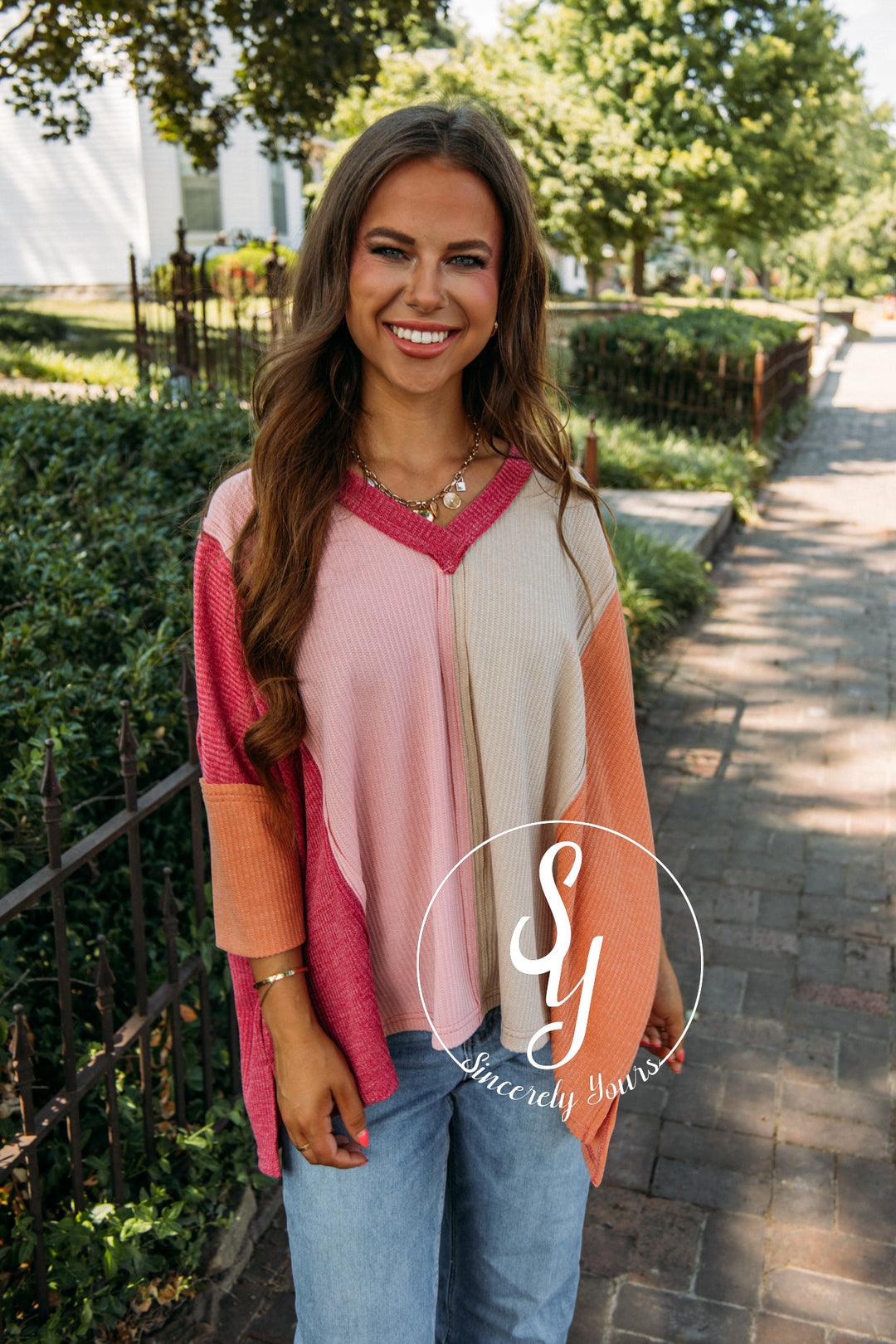 Find A Way Top- Mauve Berry