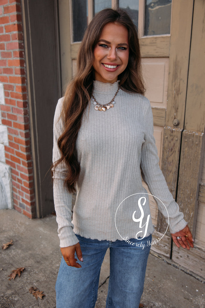 Neve Homey Blouse-Taupe