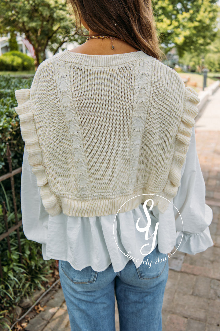 Two Is Better Than One Blouse- Natural