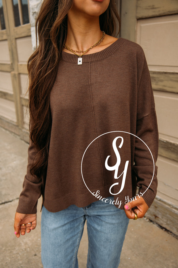 Autumn Classic Sweater - Brown