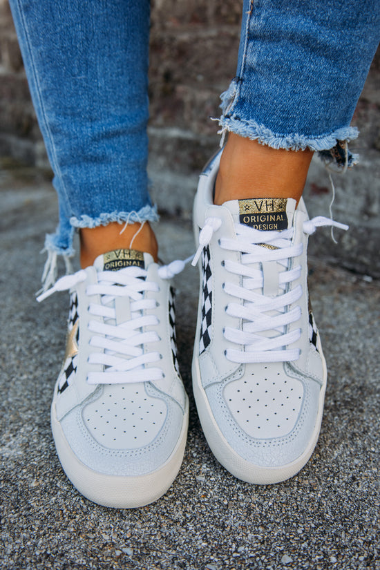 Vintage Havana:  Nicollette Sneaker - Black/White