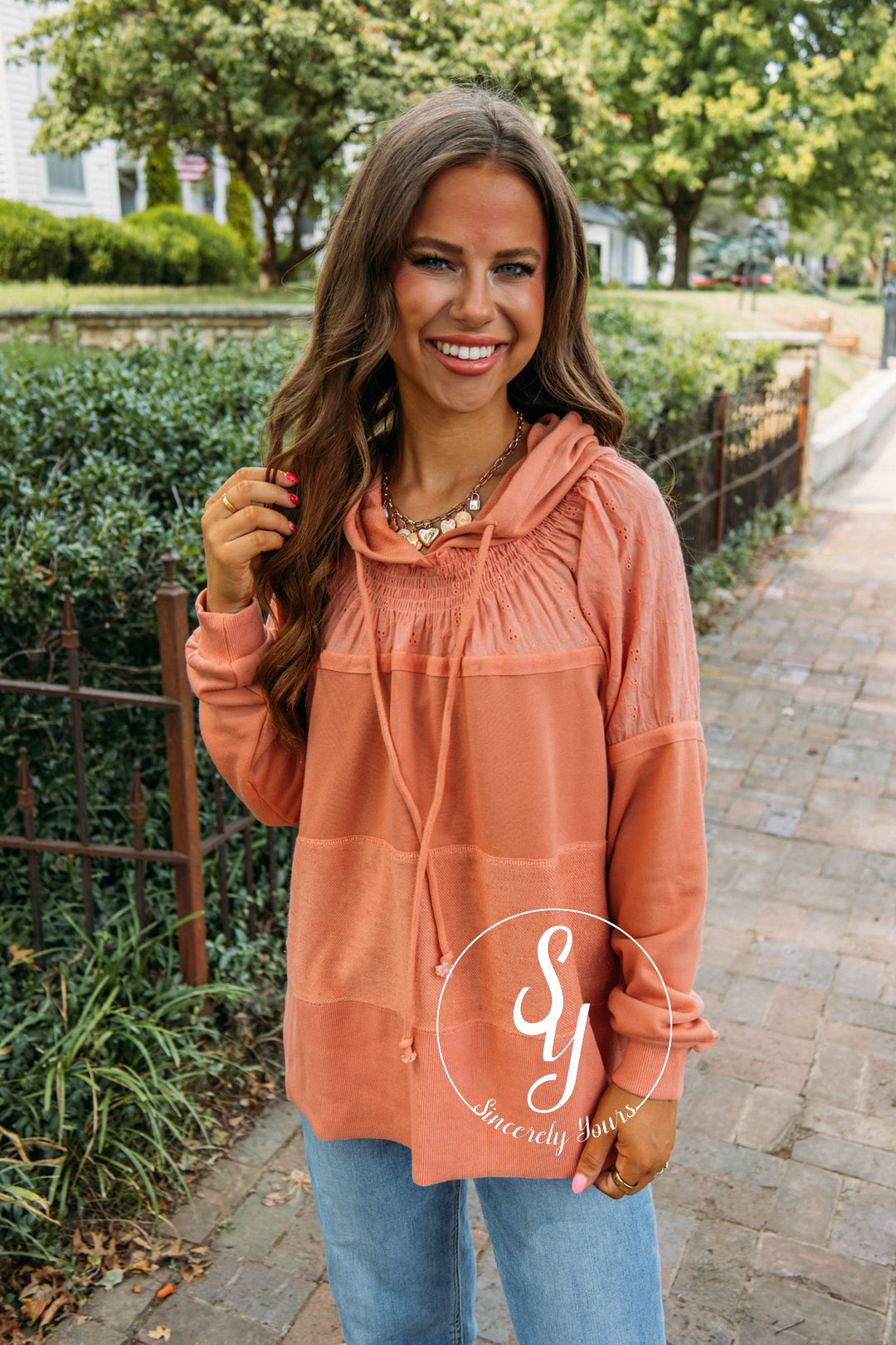 Shade Of Lovely Hoodie- Soft Ginger