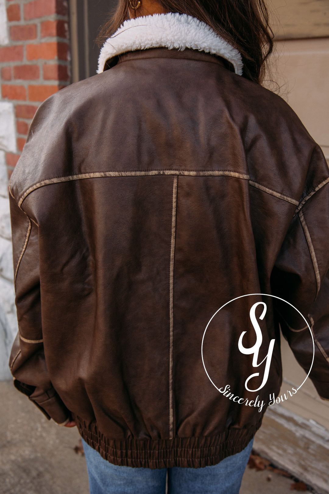 Robin Collared Jacket-Brown