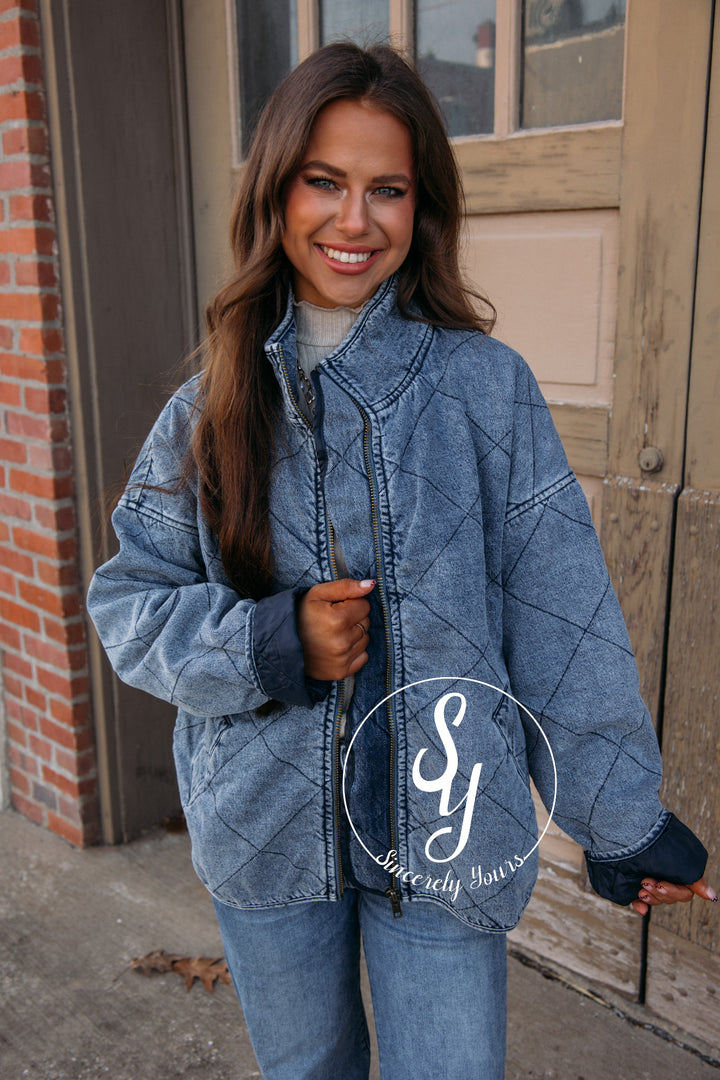 Picking Sides Jacket - Denim