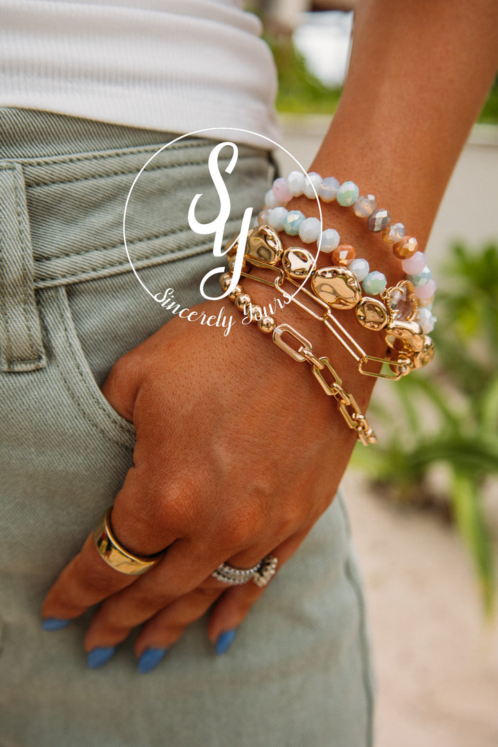 On Edge Bracelet Stack