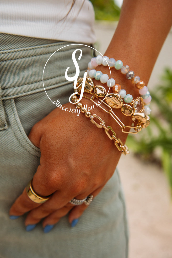 On Edge Bracelet Stack