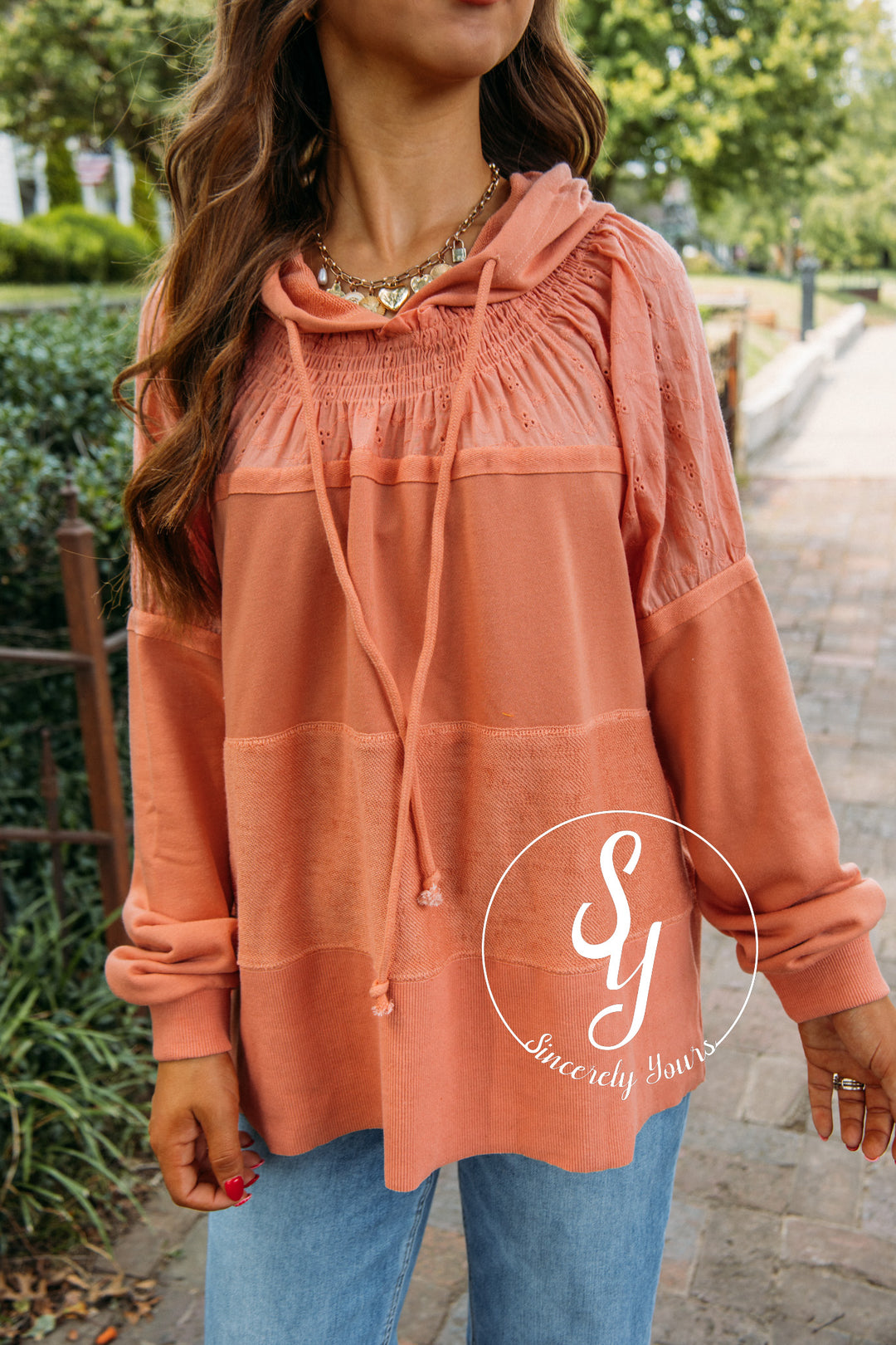 Shade Of Lovely Hoodie- Soft Ginger
