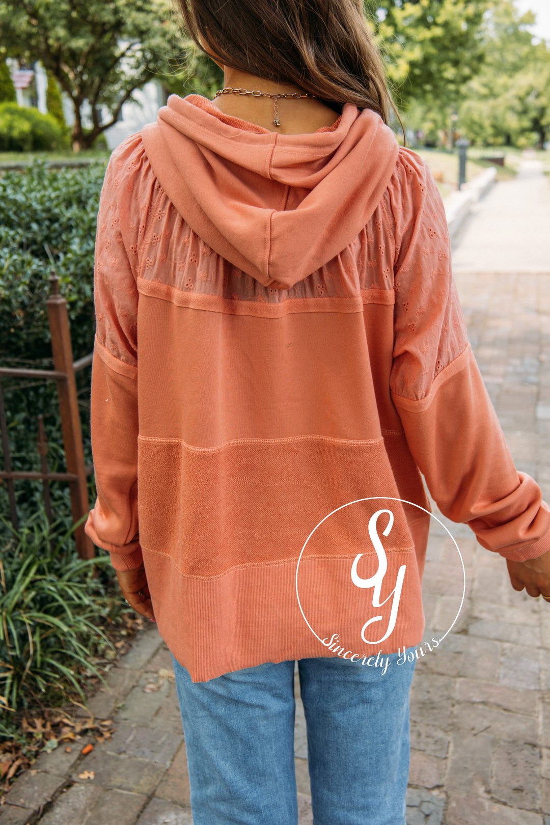 Shade Of Lovely Hoodie- Soft Ginger