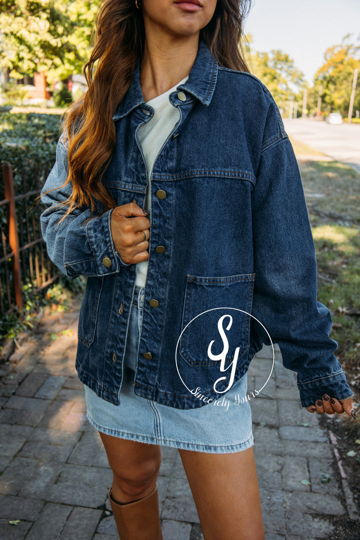 Manhattan Chill Jacket - Dk Denim