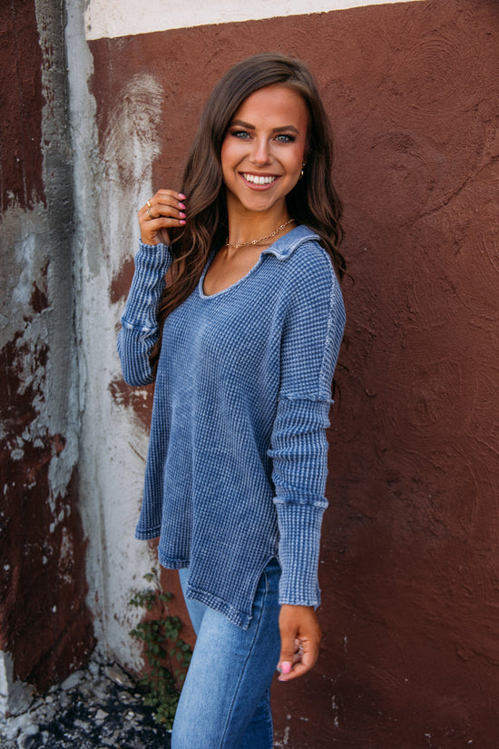 Mayberry Top - Navy