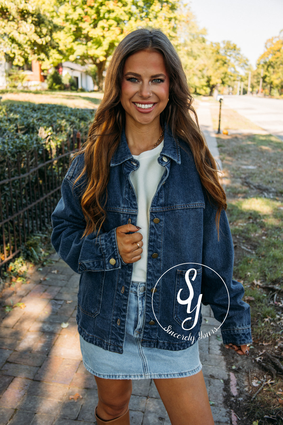 Manhattan Chill Jacket - Dk Denim