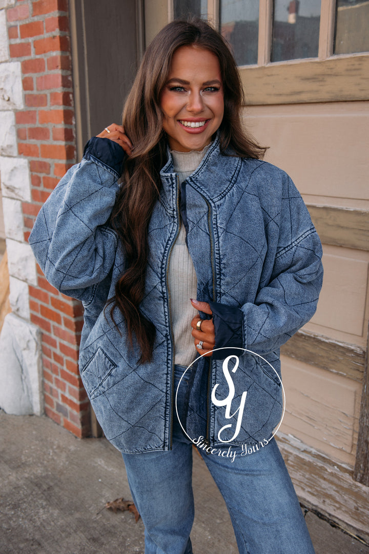 Picking Sides Jacket - Denim