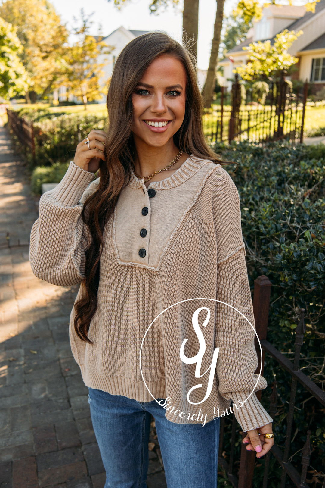 Cozy Cutie Sweater - Clay