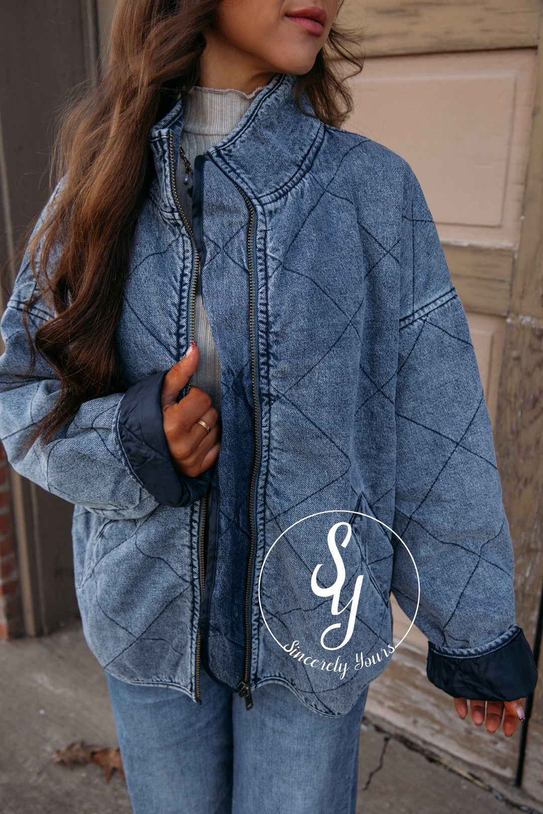 Picking Sides Jacket - Denim