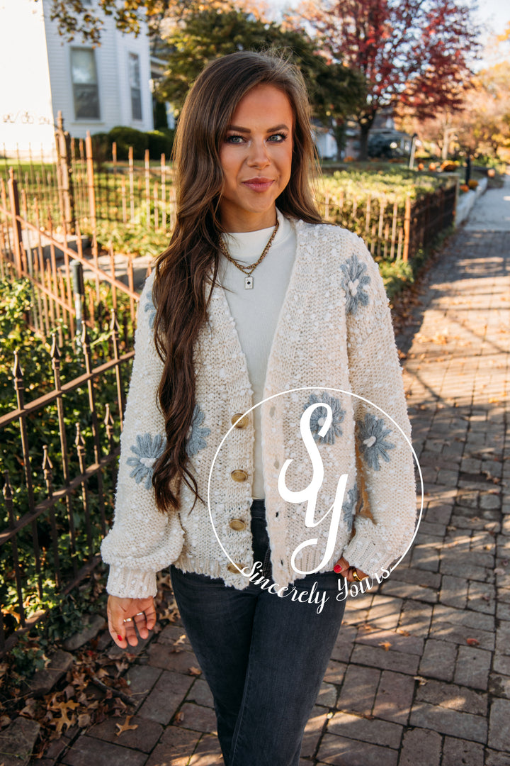 Cozy To Touch Cardigan-Ivory