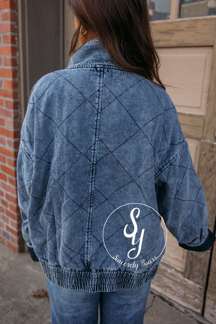 Picking Sides Jacket - Denim