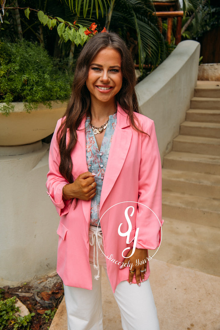 Spring Up Jacket - Pink