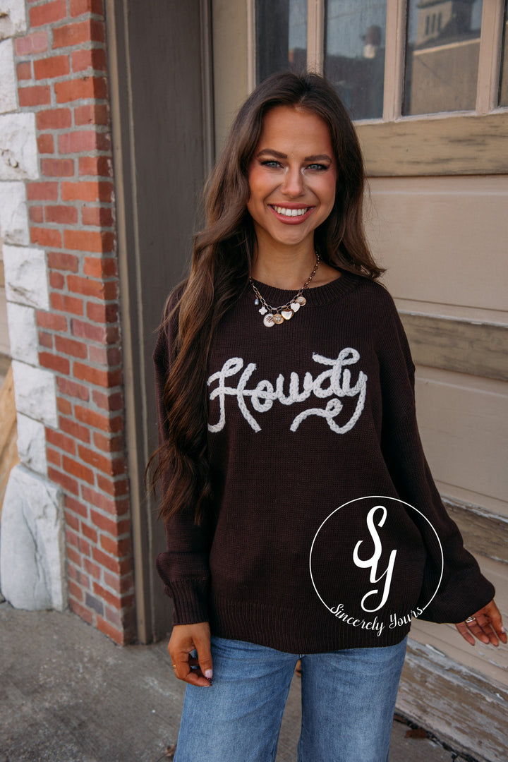 Howdy Sweater - Espresso