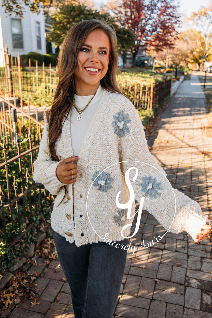 Cozy To Touch Cardigan-Ivory