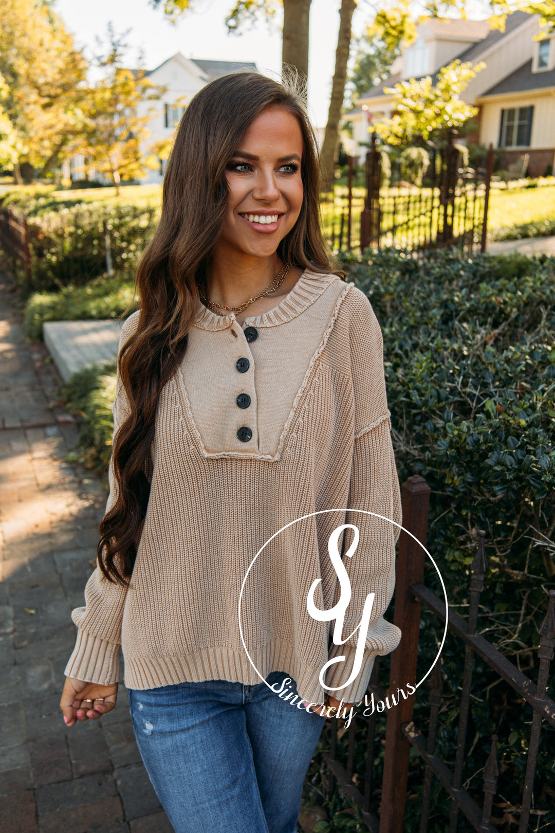 Cozy Cutie Sweater - Clay