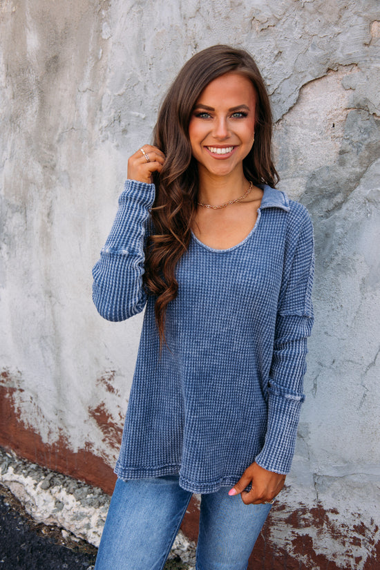 Mayberry Top - Navy
