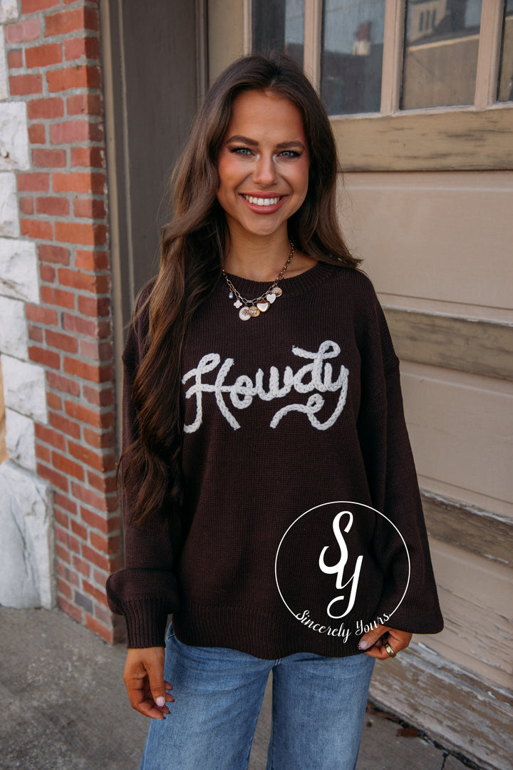 Howdy Sweater - Espresso