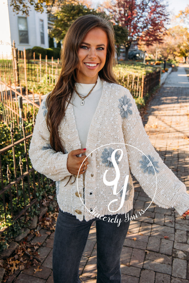 Cozy To Touch Cardigan-Ivory