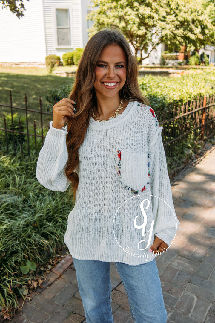 Feeling Romance Sweater- Ivory