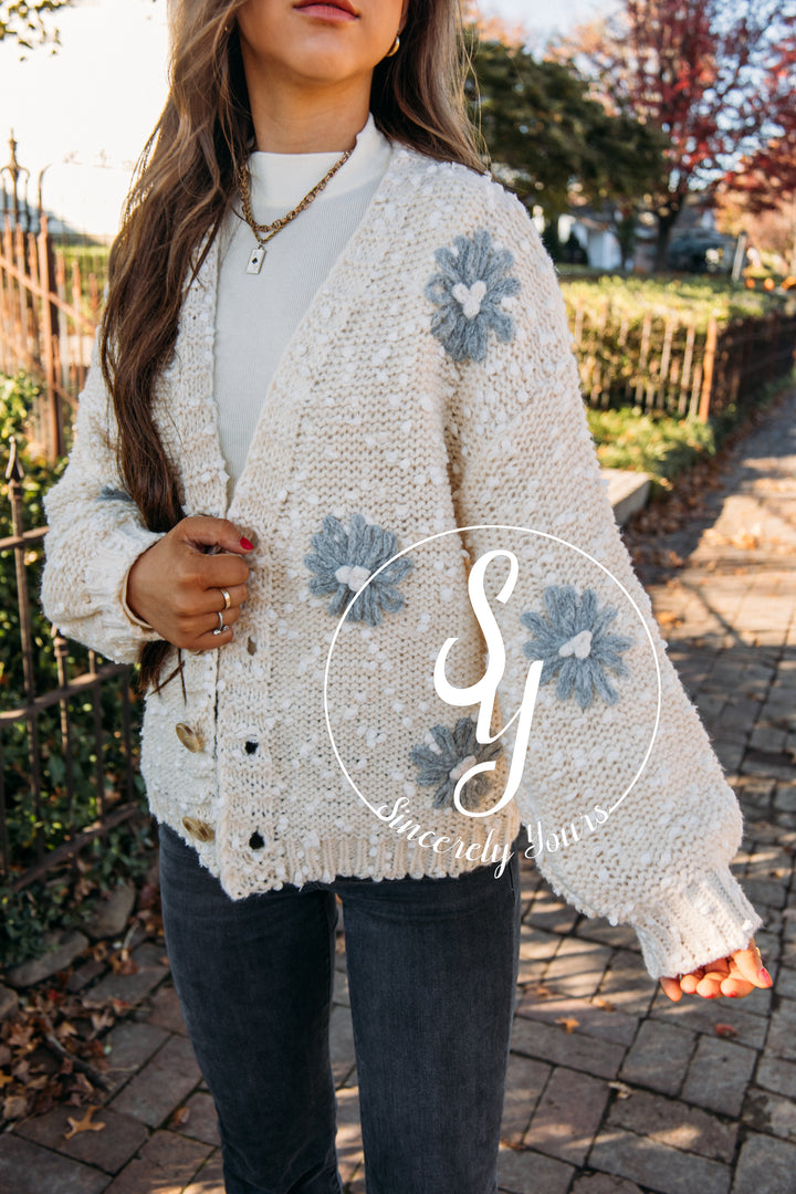 Cozy To Touch Cardigan-Ivory