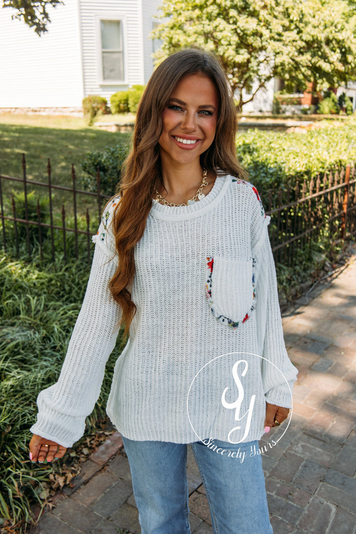 Feeling Romance Sweater- Ivory
