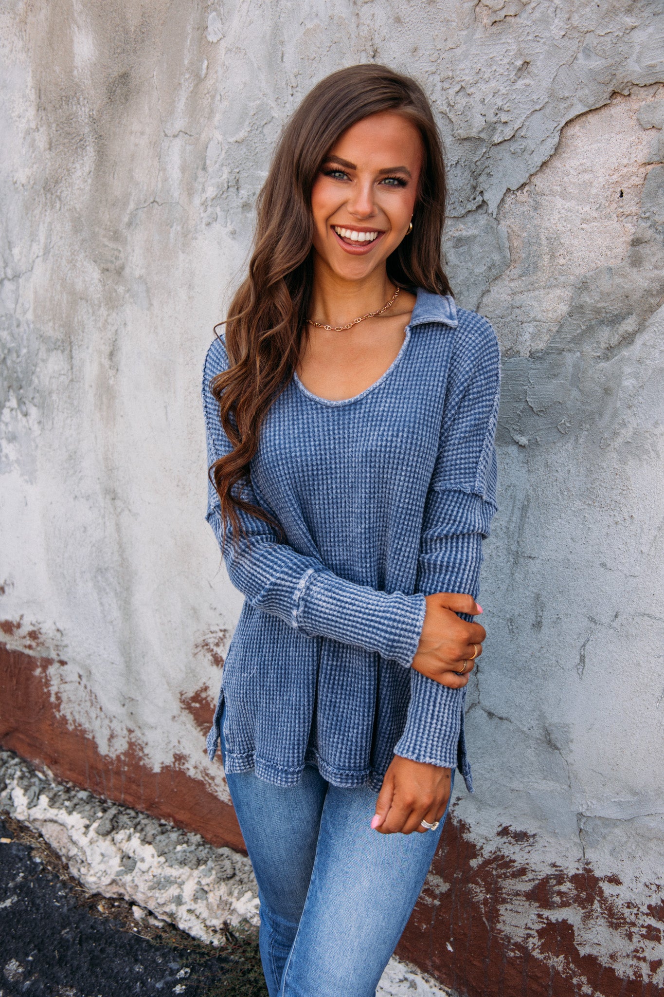 Mayberry Top - Navy