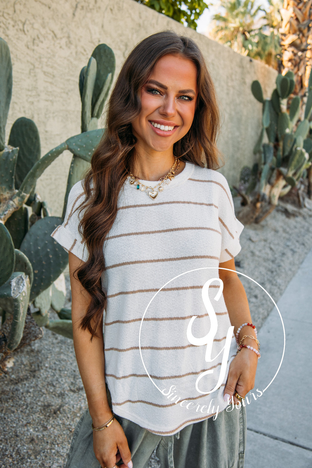 Beach Villa Top- Cream