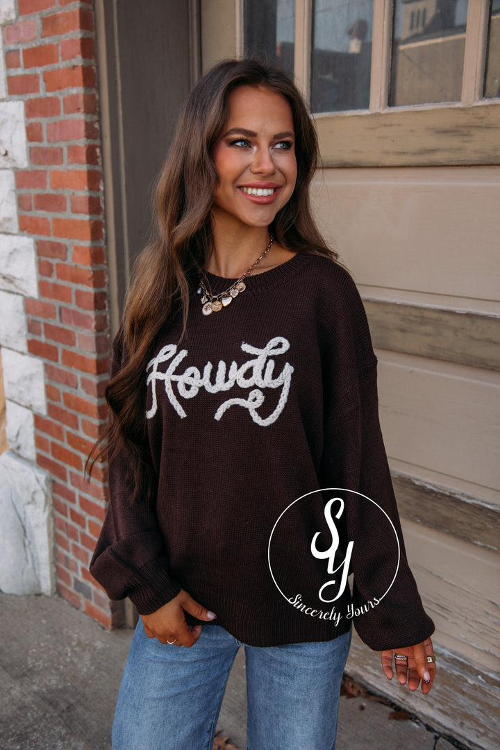 Howdy Sweater - Espresso
