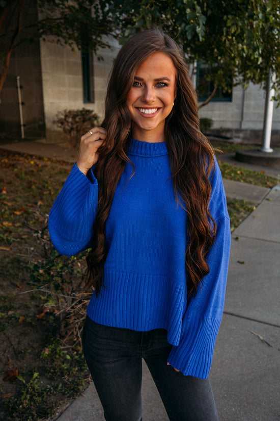More Than You Sweater - Royal Blue