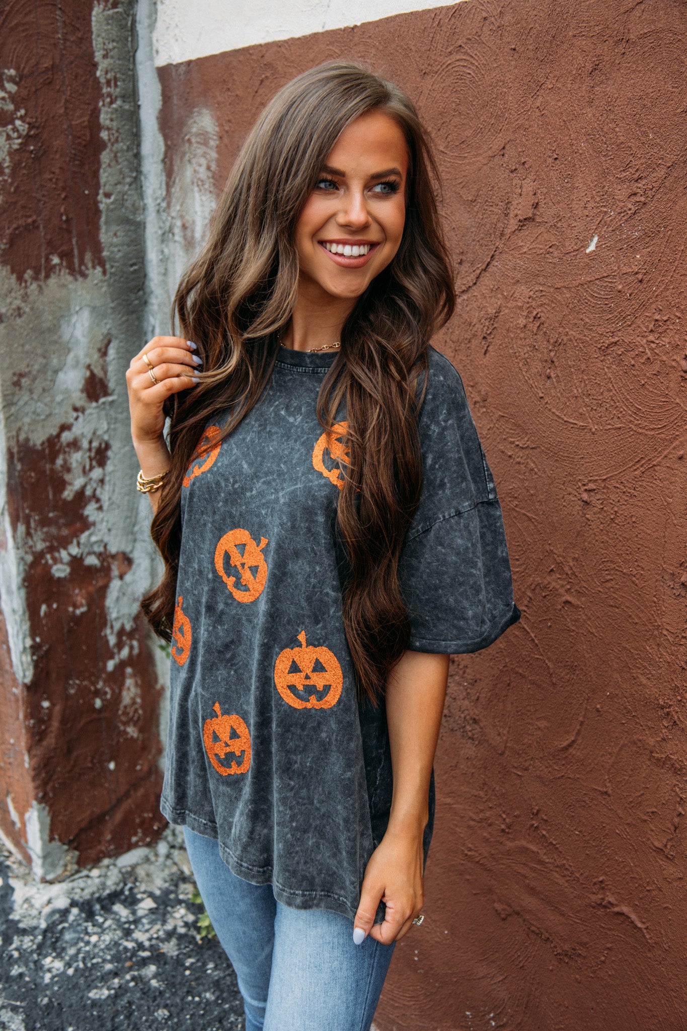Spooky and Sparkly Tee - Black
