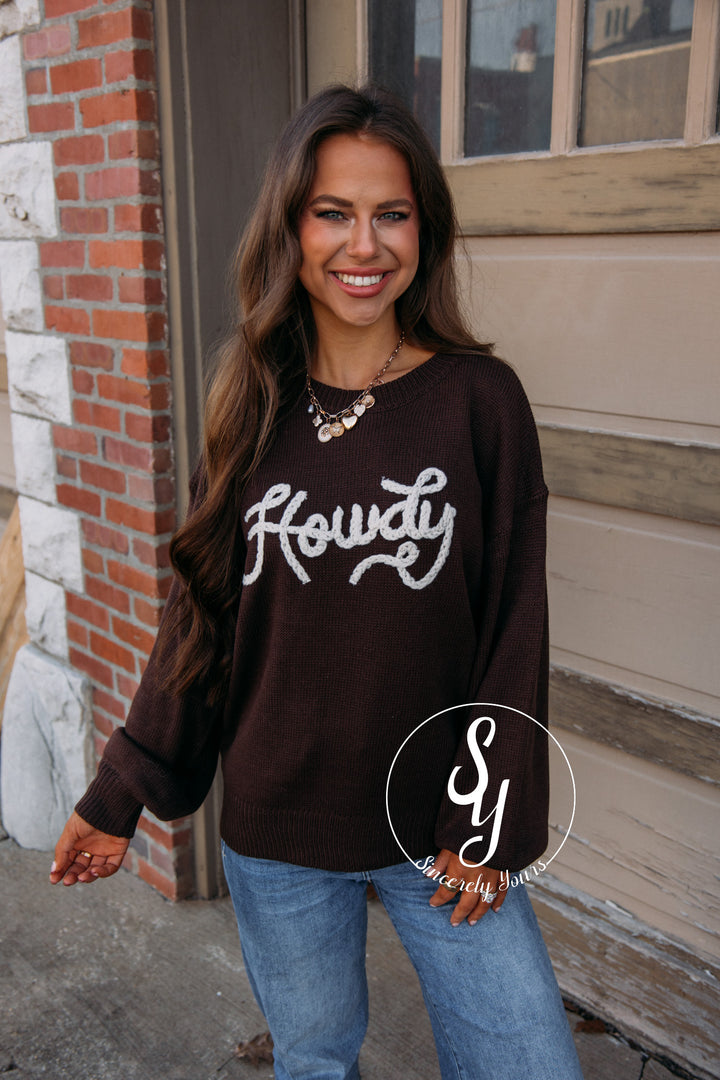 Howdy Sweater - Espresso