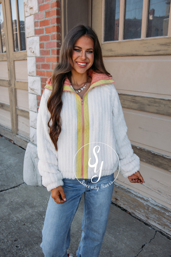 Feeling Extra Cozy Jacket - Cream