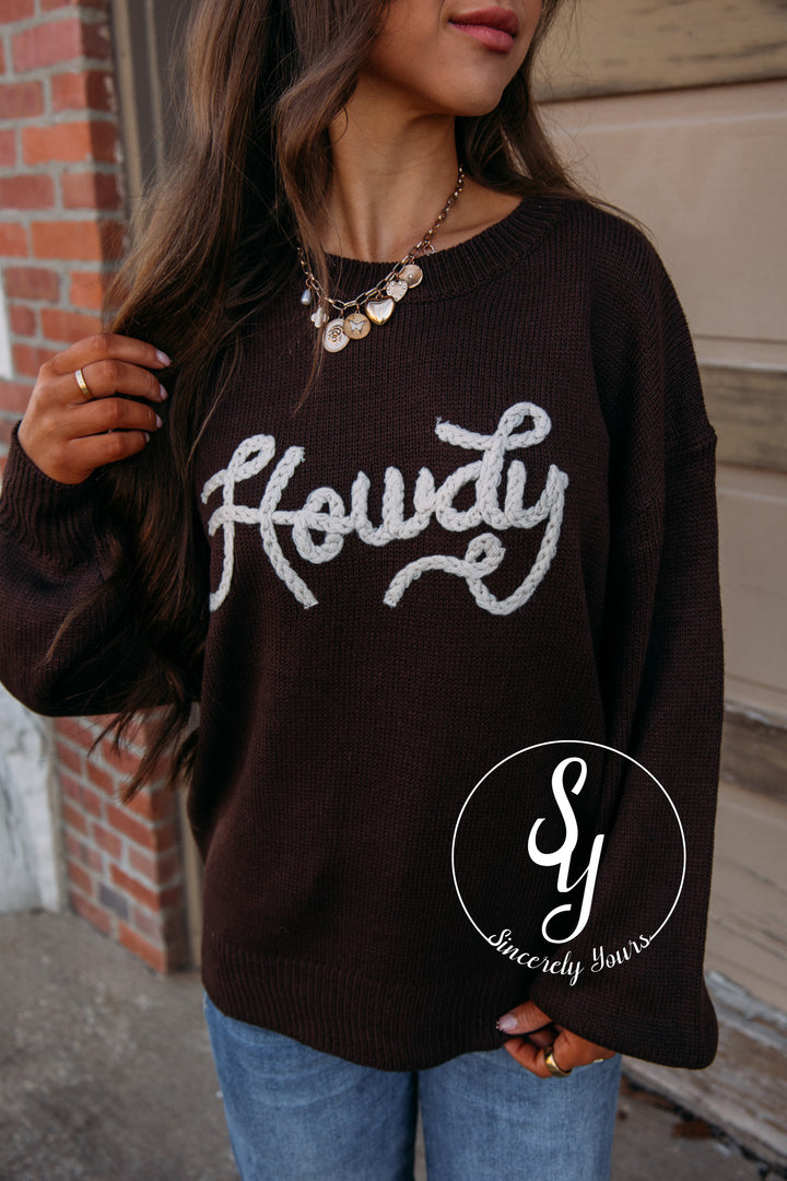 Howdy Sweater - Espresso