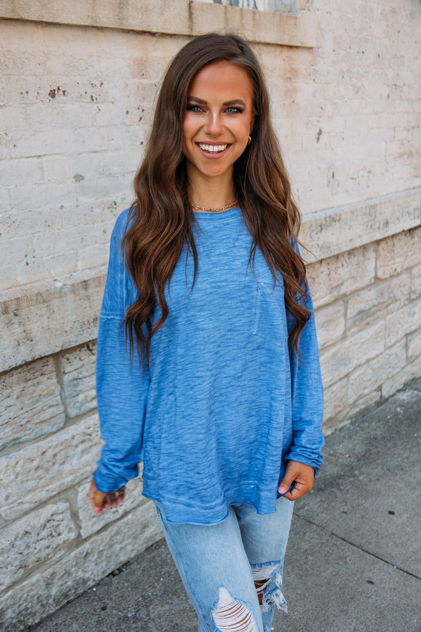 Cold Brew Top - Denim
