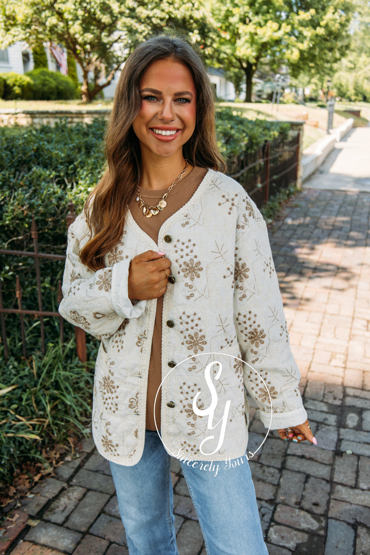 Ziva Style Jacket- Natural