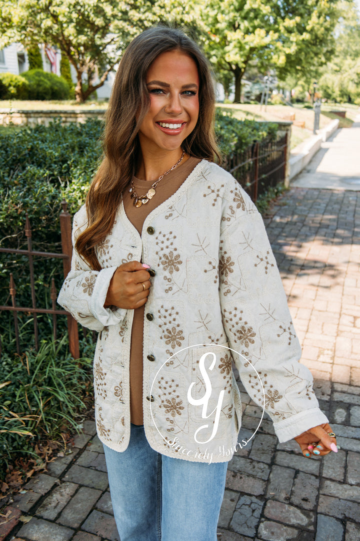Ziva Style Jacket- Natural
