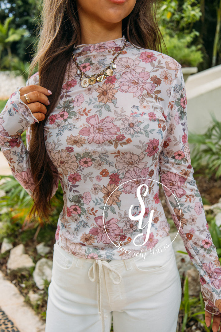 Grand Palms Top - Clay Rose