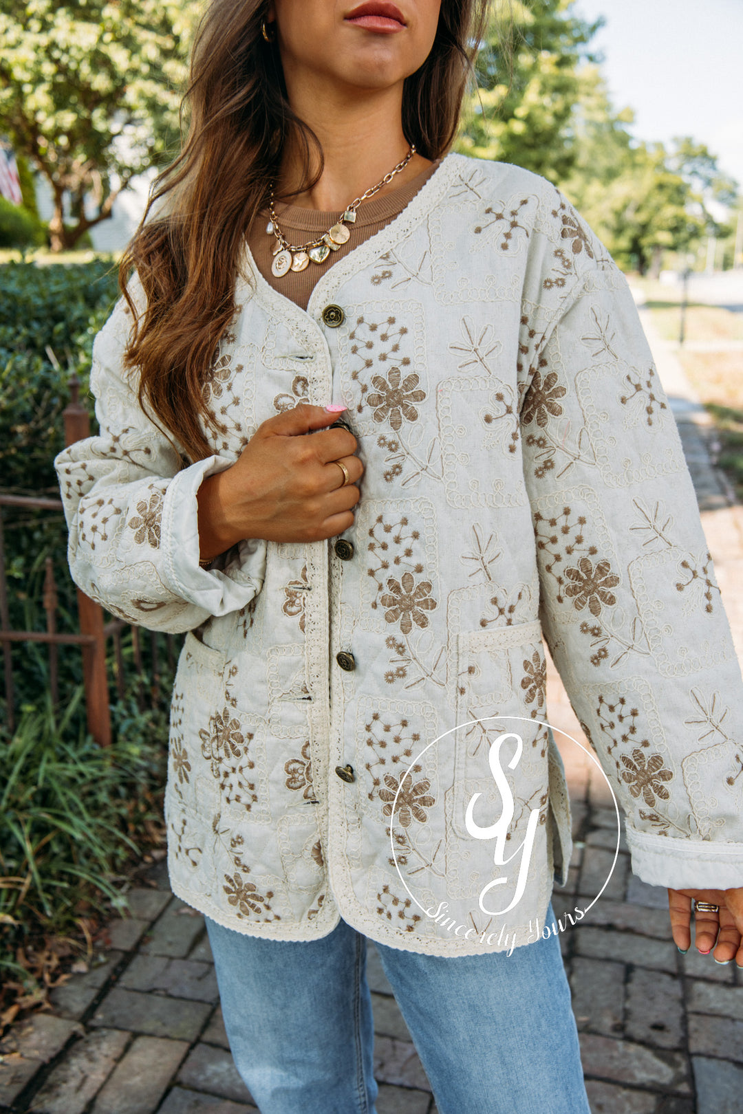 Ziva Style Jacket- Natural