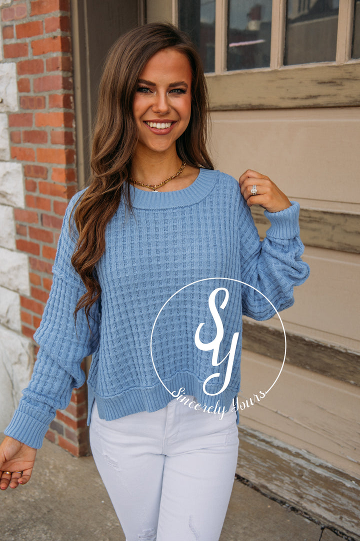 Magical Morning Sweater-Blue