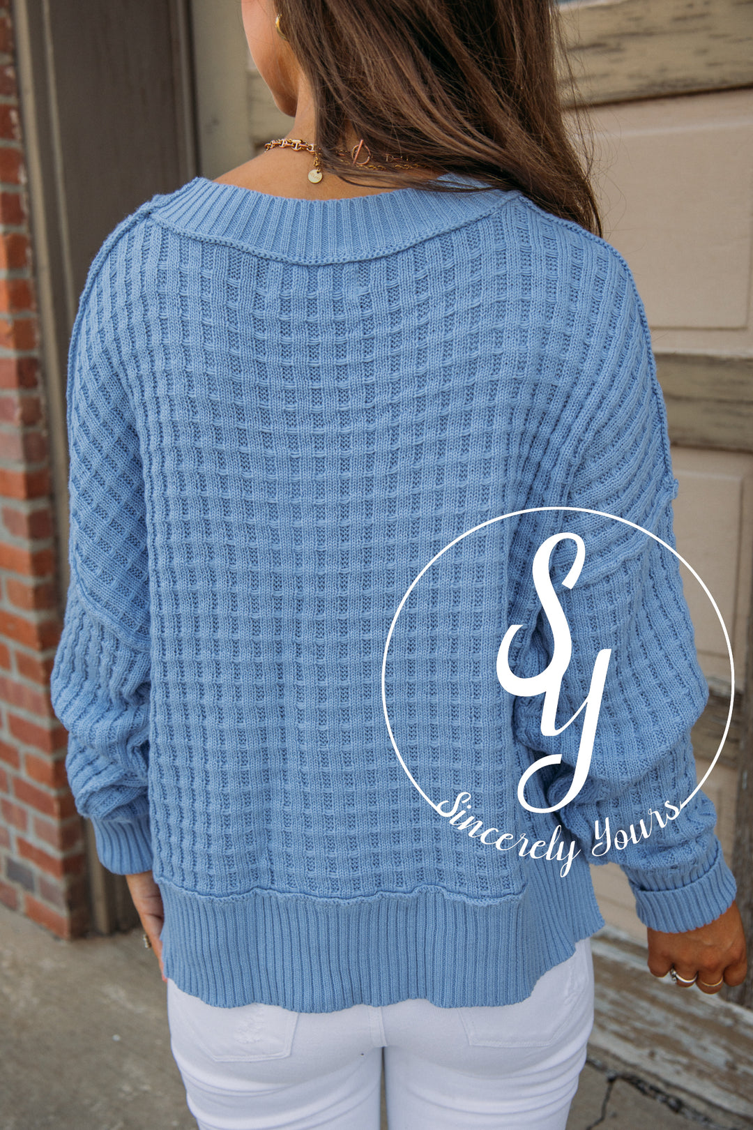 Magical Morning Sweater-Blue