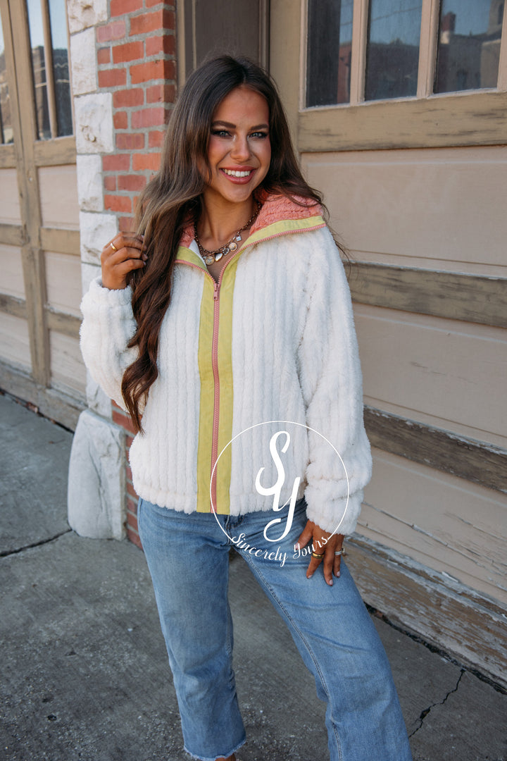 Feeling Extra Cozy Jacket - Cream