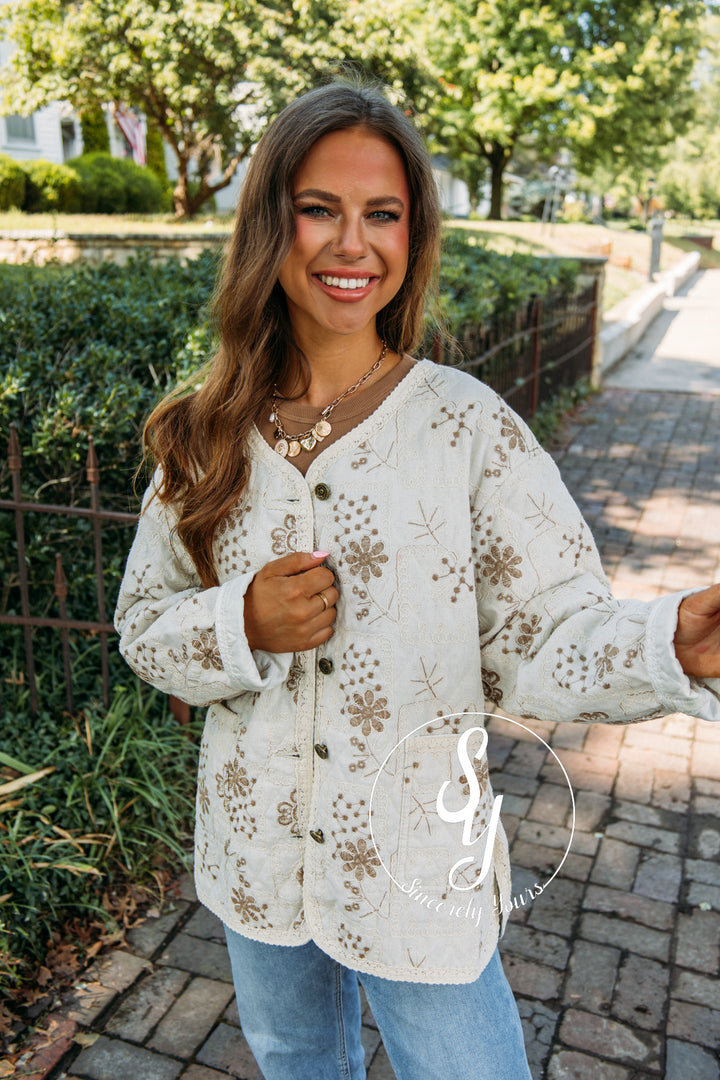 Ziva Style Jacket- Natural