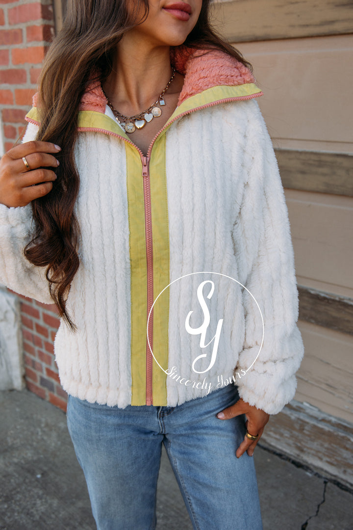 Feeling Extra Cozy Jacket - Cream