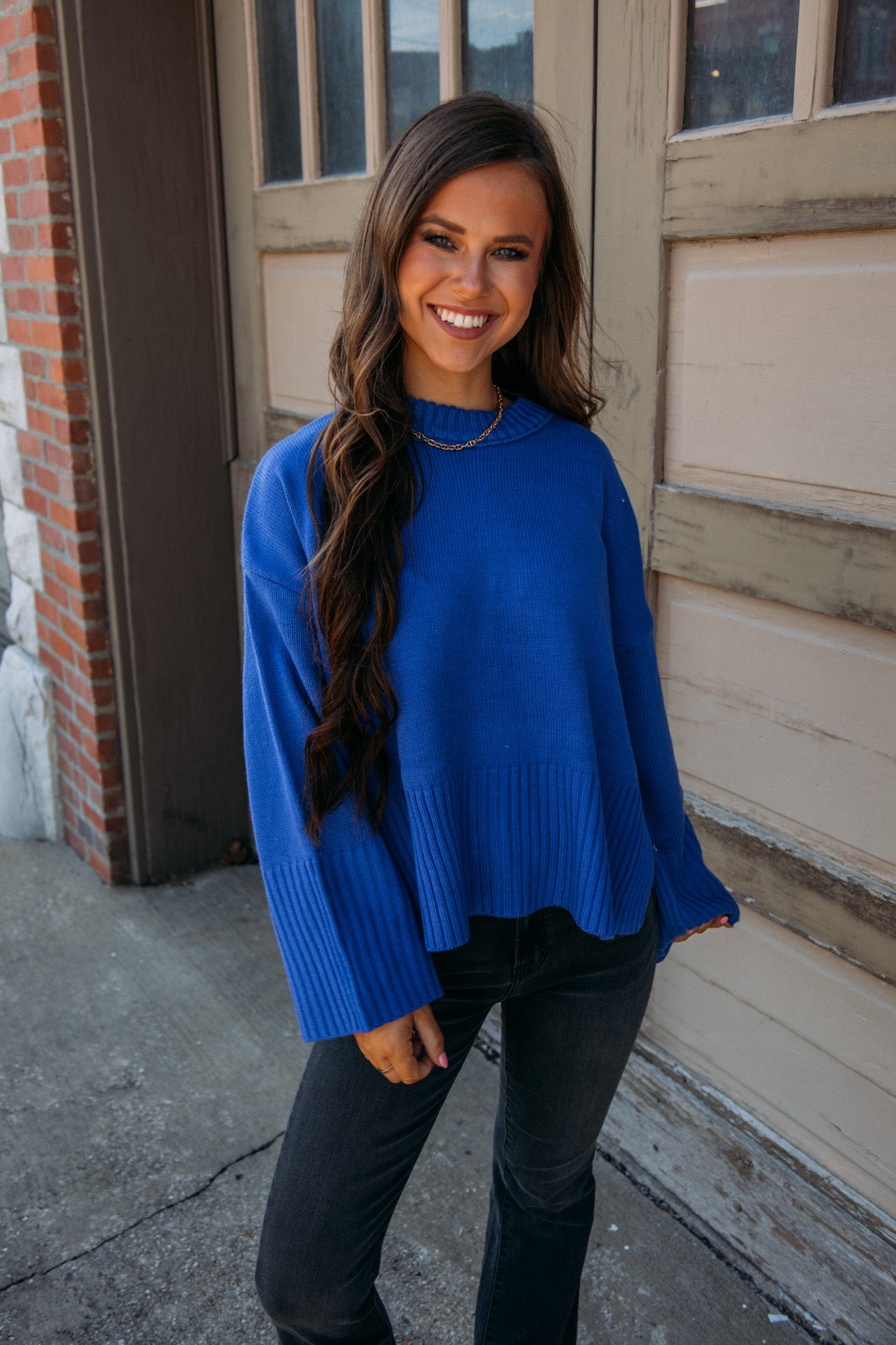 More Than You Sweater - Royal Blue